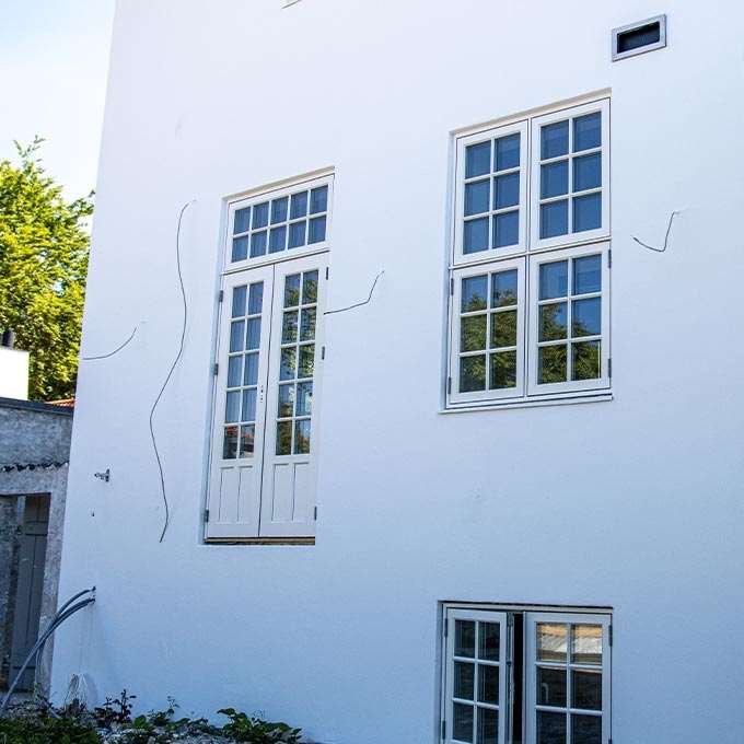 Vi tilbyder facaderenovering i Odense på Fyn